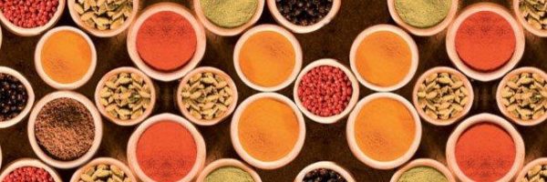Dan Kuchen staklena zidna obloga sa slikom Spicy